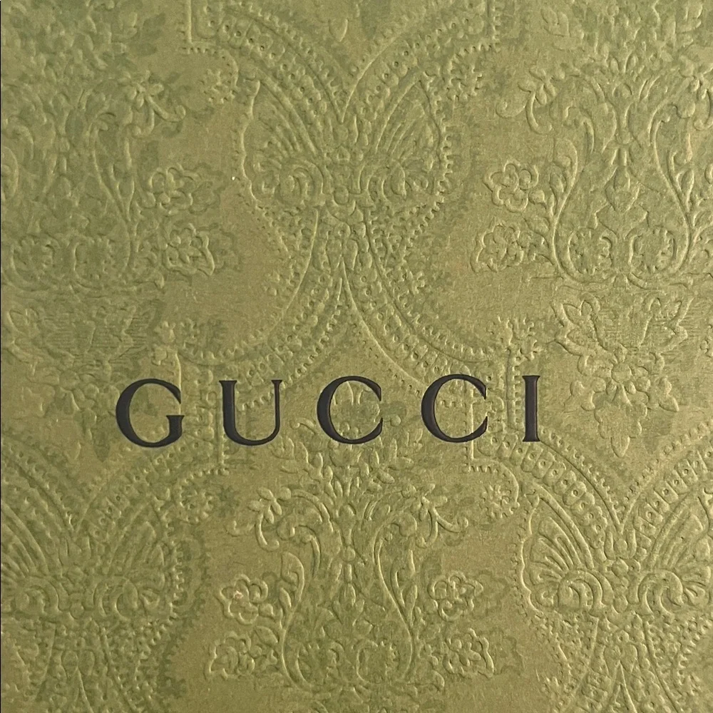 Gucci Olive Green Patterned Box